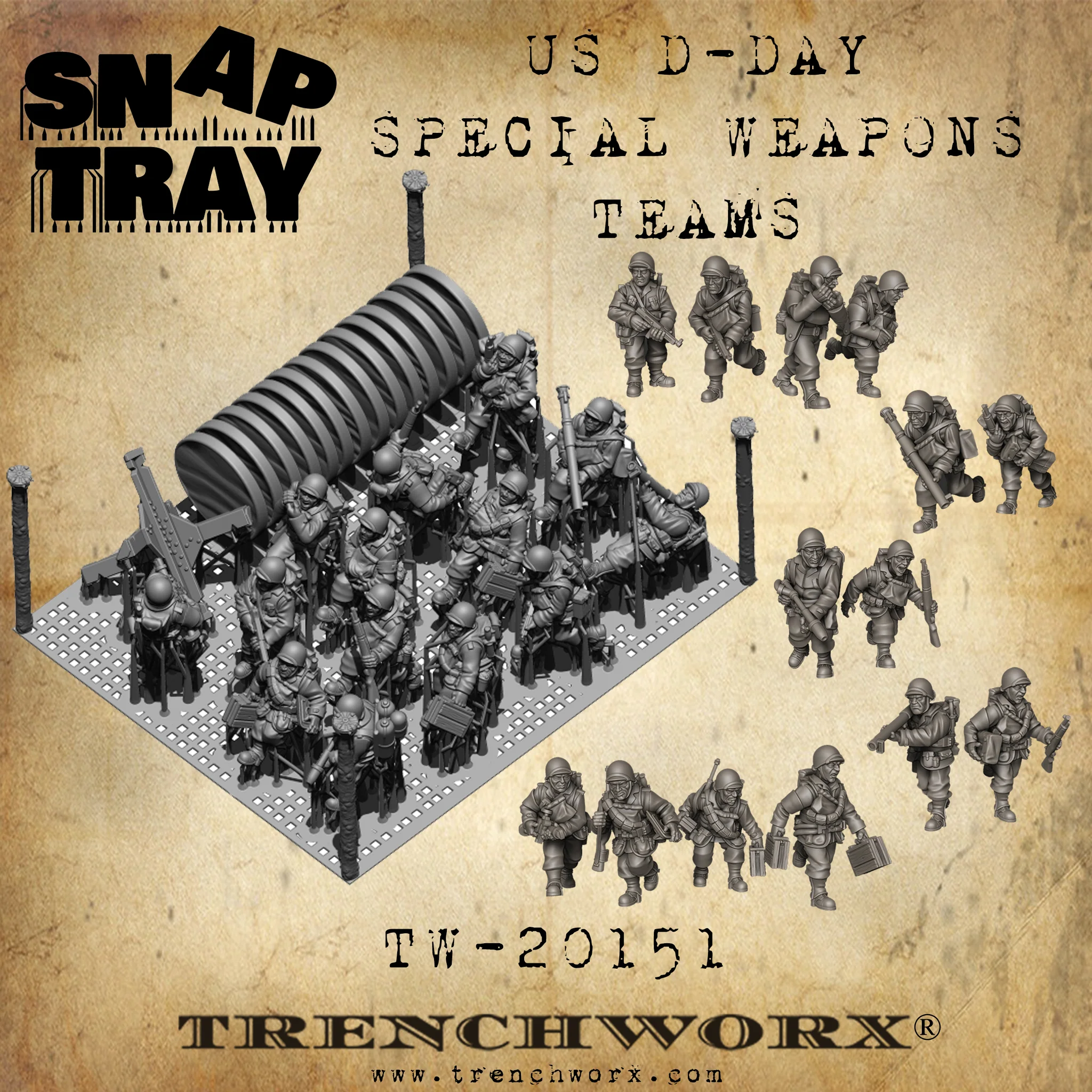 U.S. D-Day Special Weapons Teams - Snap Tray