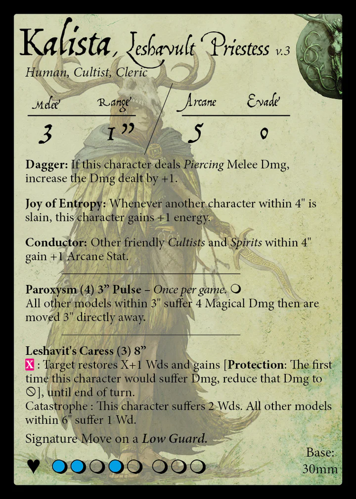 Kalista, Leshavult Priestess