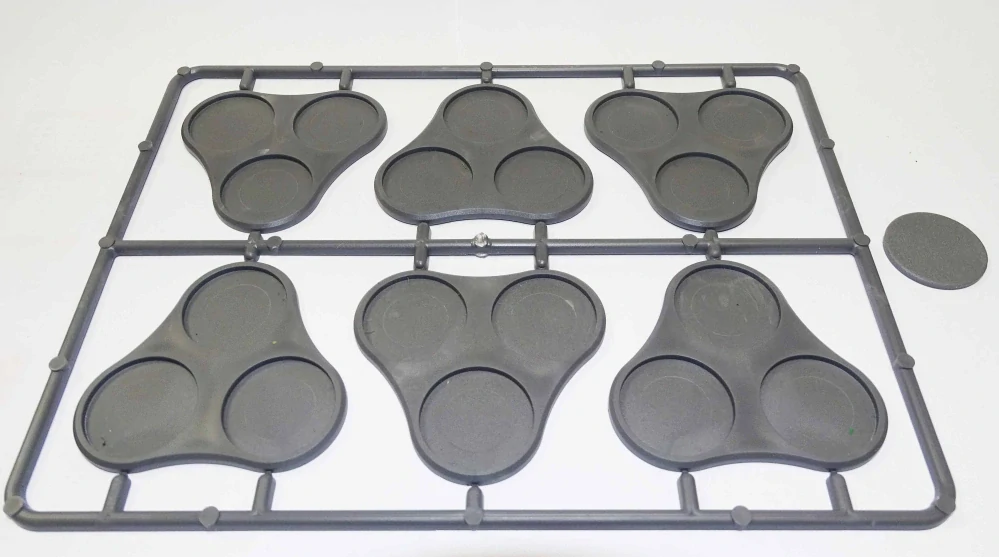 Plastic Bases Set 9. Skirmish movement trays for 25mm round bases
