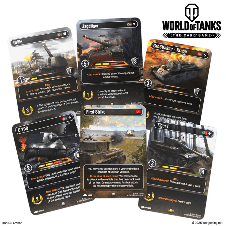 World of Tanks: The Card Game | STARTER DECK GERMANY: FIRST STRIKE