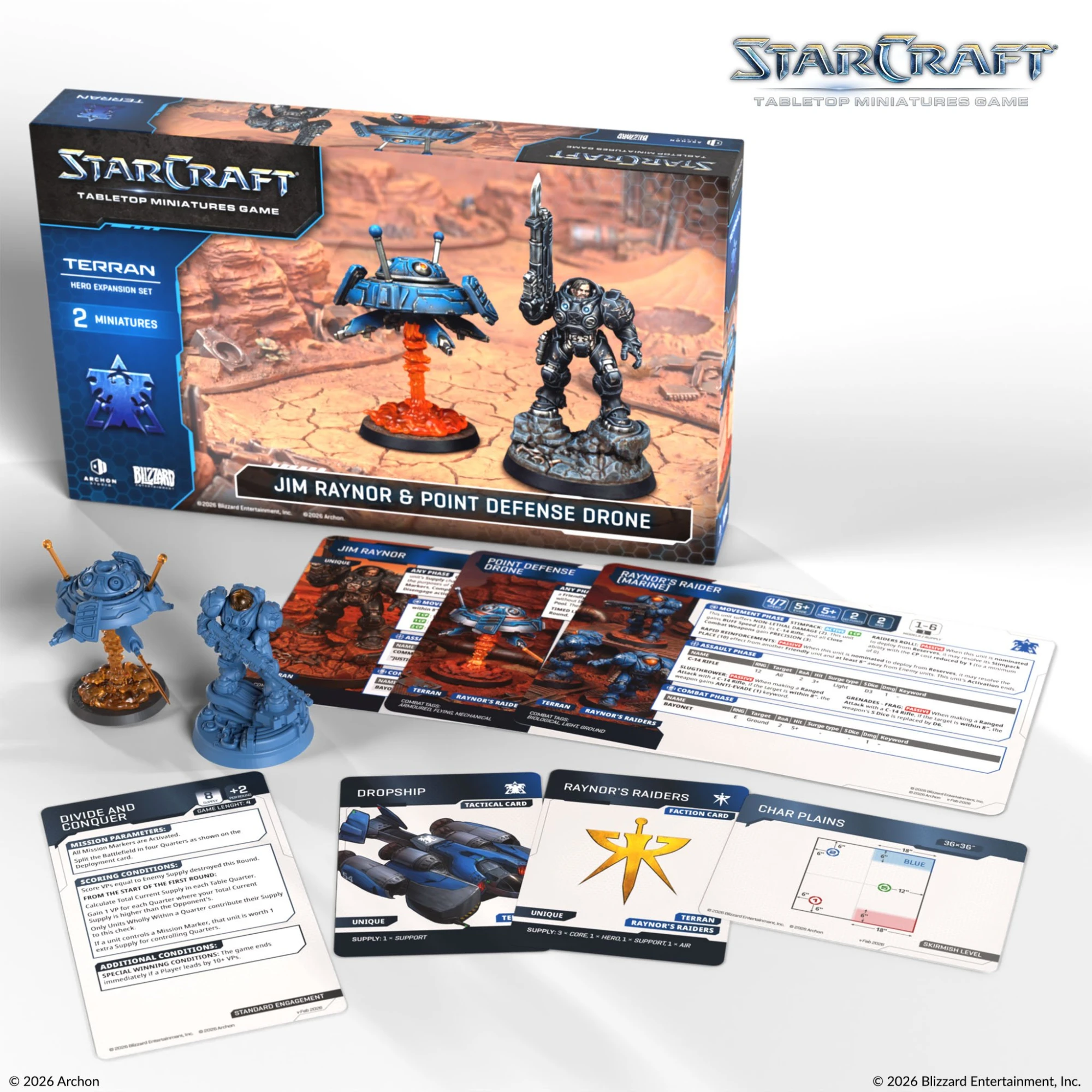 JIM RAYNOR (RAYNOR'S RAIDERS) - TERRAN - HERO EXPANSION SET