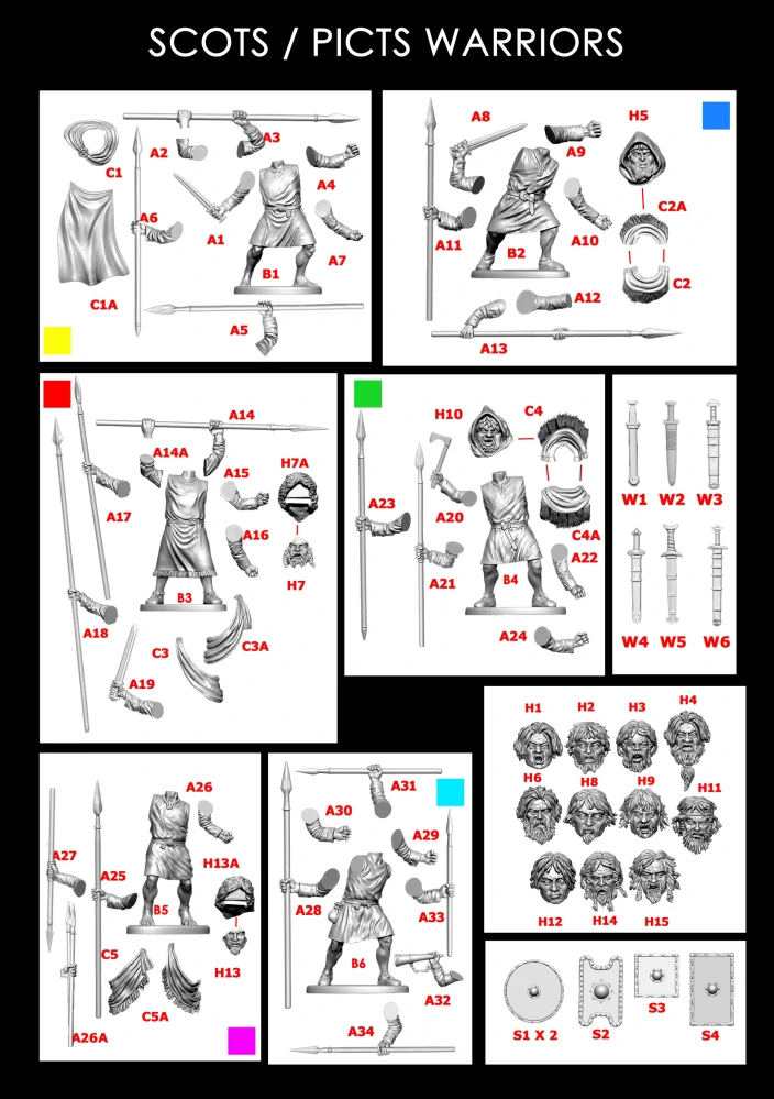 Scots/Picts Warriors